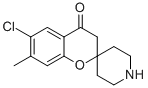 6-클로로-7-메틸스피로[크로만-2,4'-피페리딘]-4-온 구조식 이미지