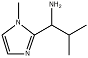 2-METHYL-1-(1-METHYL-1H-IMIDAZOL-2-YL)-1-PROPANAMINE 구조식 이미지
