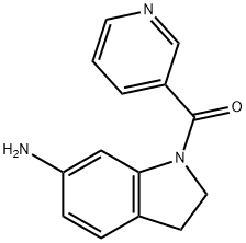 6-Amino-1-(pyridin-3-ylcarbonyl)indoline Structure