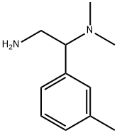 N1,N1-DIMETHYL-1-(3-METHYLPHENYL)-1,2-ETHANEDIAMINE Structure