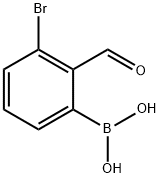 3-BROMO-2-FORMYLPHENYLBORONIC ACID Structure