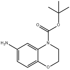 6-아미노-2,3-디하이드로-벤조[1,4]옥사진-4-카르복실산tert-부틸에스테르 구조식 이미지