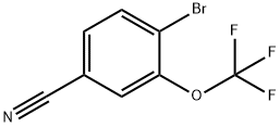 4-Bromo-3-(trifluoromethoxy)benzonitrile Structure