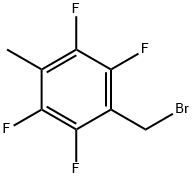 4-METHYL-2,3,5,6-TETRAFLUOROBENZYL BROMIDE Structure