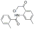 Benzamide,  N-[2-(2-chloroacetyl)-5-methylphenyl]-2-methyl- Structure