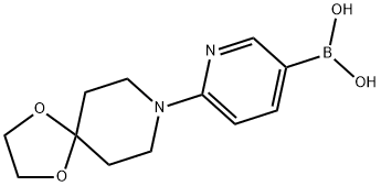 6-(1,4-DIOXA-8-AZASPIRO[4.5]DEC-8-YL)-3-PYRIDINYL BORONIC ACID Structure