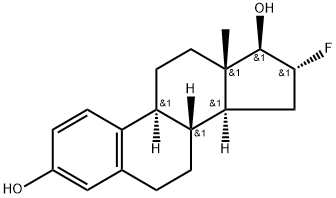 16ALPHA-FLUORO-17BETA-ESTRADIOL Structure