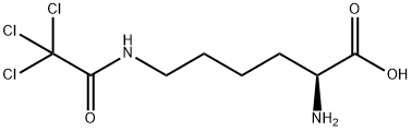 N(epsilon)-(trichloroacetyl)lysine Structure