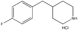 4-(4-FLUOROBENZYL)PIPERIDINE HYDROCHLORIDE Structure