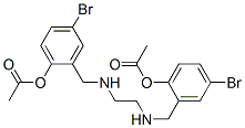 N,N'-bis(5-bromo-2-hydroxybenzyl)ethylenediamine diacetic acid Structure