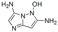 5H-Imidazo[1,2-b]pyrazole-3,6-diamine,  5-hydroxy- Structure