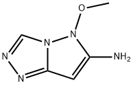 5H-Pyrazolo[5,1-c]-1,2,4-triazol-6-amine,  5-methoxy- Structure