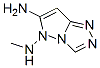 5H-Pyrazolo[5,1-c]-1,2,4-triazole-5,6-diamine,  N5-methyl- Structure
