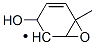 7-Oxabicyclo[4.1.0]hept-4-en-2-yl,  3-hydroxy-6-methyl- Structure