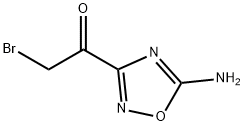 Ethanone, 1-(5-amino-1,2,4-oxadiazol-3-yl)-2-bromo- (9CI) 구조식 이미지