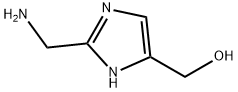 1H-이미다졸-5-메탄올,2-(아미노메틸)- 구조식 이미지