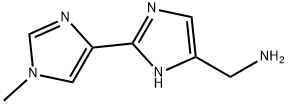 [2,4-Bi-1H-imidazole]-5-methanamine,  1-methyl- Structure