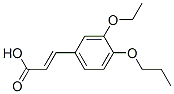 3-(3-ETHOXY-4-PROPOXY-PHENYL)-ACRYLIC ACID Structure