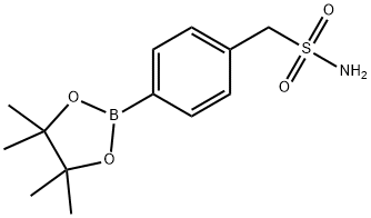 4-(4,4,5,5-tetramethyl-1,3,2-dioxaborolan-2-yl)benzenemethanesulfonamide 구조식 이미지