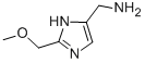1H-이미다졸-5-메탄아민,2-(메톡시메틸)- 구조식 이미지
