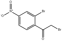 2-Bromo-1-(2-bromo-4-nitrophenyl)ethanone Structure