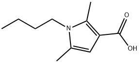 1-butyl-2,5-dimethyl-1H-pyrrole-3-carboxylic acid Structure