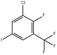 2-FLUORO-5-IODOBENZOTRIFLUORIDE Structure