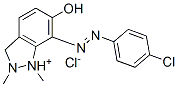 7-[(4-chlorophenyl)azo]-6-hydroxy-1,2-dimethyl-1H-indazolium chloride 구조식 이미지