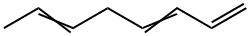 1,3,6-Octatriene Structure