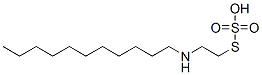 Thiosulfuric acid hydrogen S-[2-(undecylamino)ethyl] ester Structure