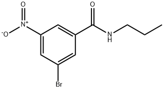 3-Bromo-5-nitro-N-propylbenzamide Structure