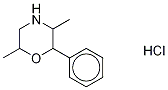 3,6-디메틸-2-페닐모르폴린염산염(DiastereoMers의혼합물) 구조식 이미지