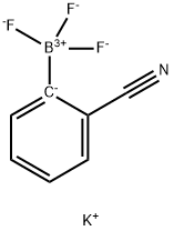 POTASSIUM (2-CYANOPHENYL)TRIFLUOROBORATE Structure