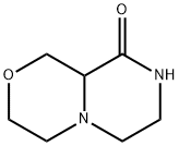 피라지노[2,1-c][1,4]옥사진-9(6H)-온,헥사하이드로- 구조식 이미지