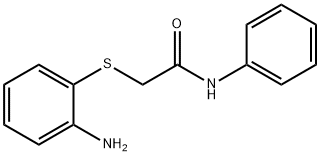 2-(2-AMINO-PHENYLSULFANYL)-N-PHENYL-ACETAMIDE Structure