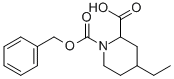 4-ETHYL-PIPERIDINE-1,2-DICARBOXYLIC ACID 1-BENZYL ESTER Structure