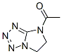 4H-Imidazo[1,2-d]tetrazole, 4-acetyl-5,6-dihydro- (9CI) 구조식 이미지