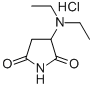 3-(DIETHYLAMINO)-2,5-PYRROLIDINEDIONE HYDROCHLORIDE Structure