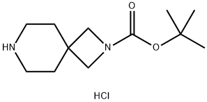 2-(TERT-BUTOXYCARBONYL)-2,7-DIAZASPIRO[3.5]NONANE HYDROCHLORIDE 구조식 이미지