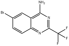 6-브로모-2-(트리플루오로메틸)퀴나졸린-4-아민 구조식 이미지