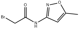 2-BroMo-N-(5-메틸이속사졸-3-일)아세타미드 구조식 이미지