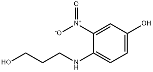 3-Nitro-N-(2-hydroxypropyl)-4-aminophenol Structure