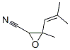 2-Oxiranecarbonitrile,  3-methyl-3-(2-methyl-1-propen-1-yl)- 구조식 이미지