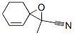 1-Oxaspiro[2.5]oct-4-ene-2-carbonitrile,  2-methyl- Structure