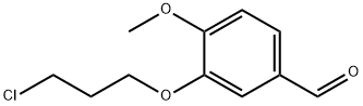 3-(3-클로로프로폭시)-4-메톡시벤즈알데히드 구조식 이미지