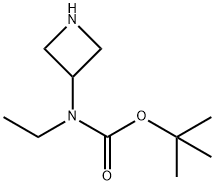 에틸-아제티딘-3-일-카르밤산tert-부틸에스테르 구조식 이미지