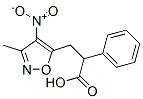 5-Isoxazolepropanoic  acid,  3-methyl-4-nitro--alpha--phenyl- Structure