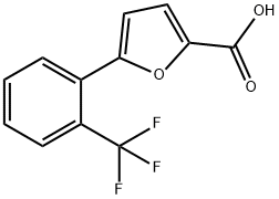 5-[2-(트리플루오로메틸)페닐]-2-푸로인산 구조식 이미지