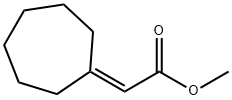 METHYL CYCLOHEPTYLIDENEACETATE Structure