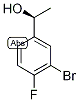 (1S)-1-(3-Bromo-4-fluorophenyl)ethan-1-ol 구조식 이미지